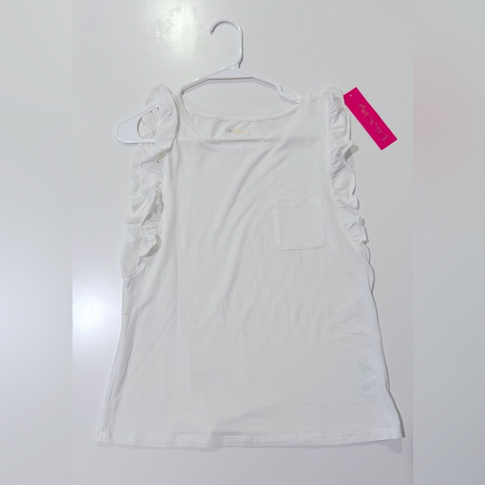 Lilly Pulitzer Laina Top in Resort White - Brand New with Tags